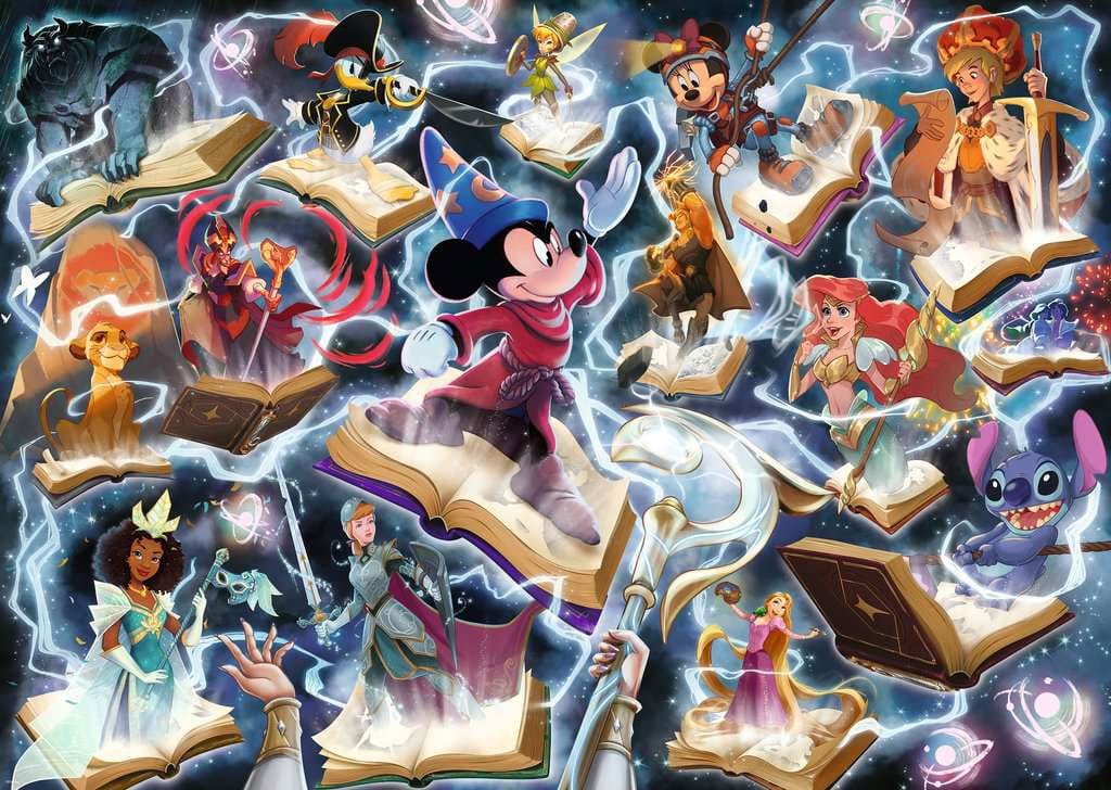 Disney Lorcana Puzzle Glimmers of the Realm: Steel (1000 Teile)