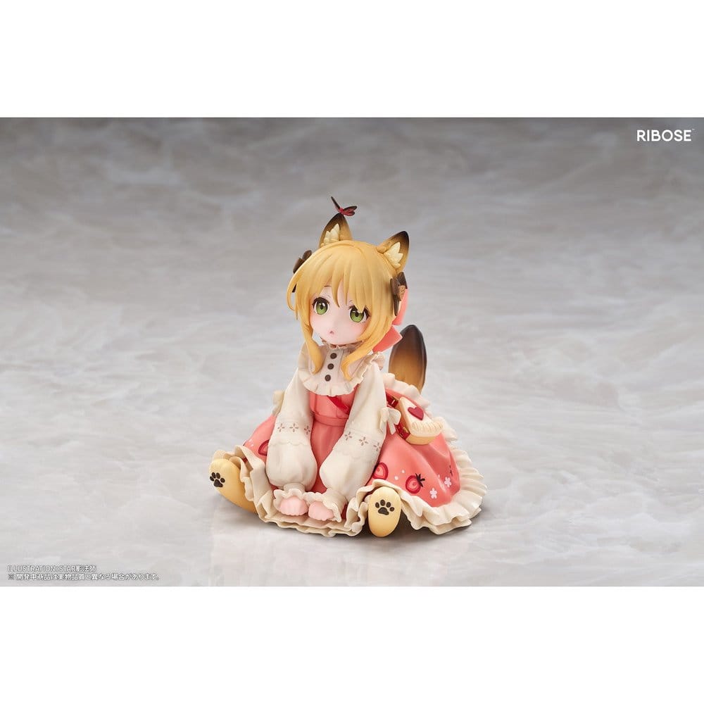Original Character DLC Series PVC Figur Tea Time Cats Orange Cat 10 cm