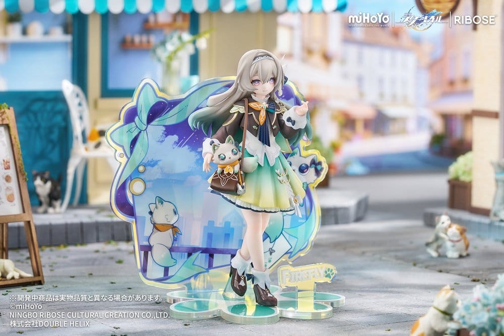 Honkai: Star Rail Rise Up+ Chibi Cat Series Minifigur Firefly Ver. 18 cm