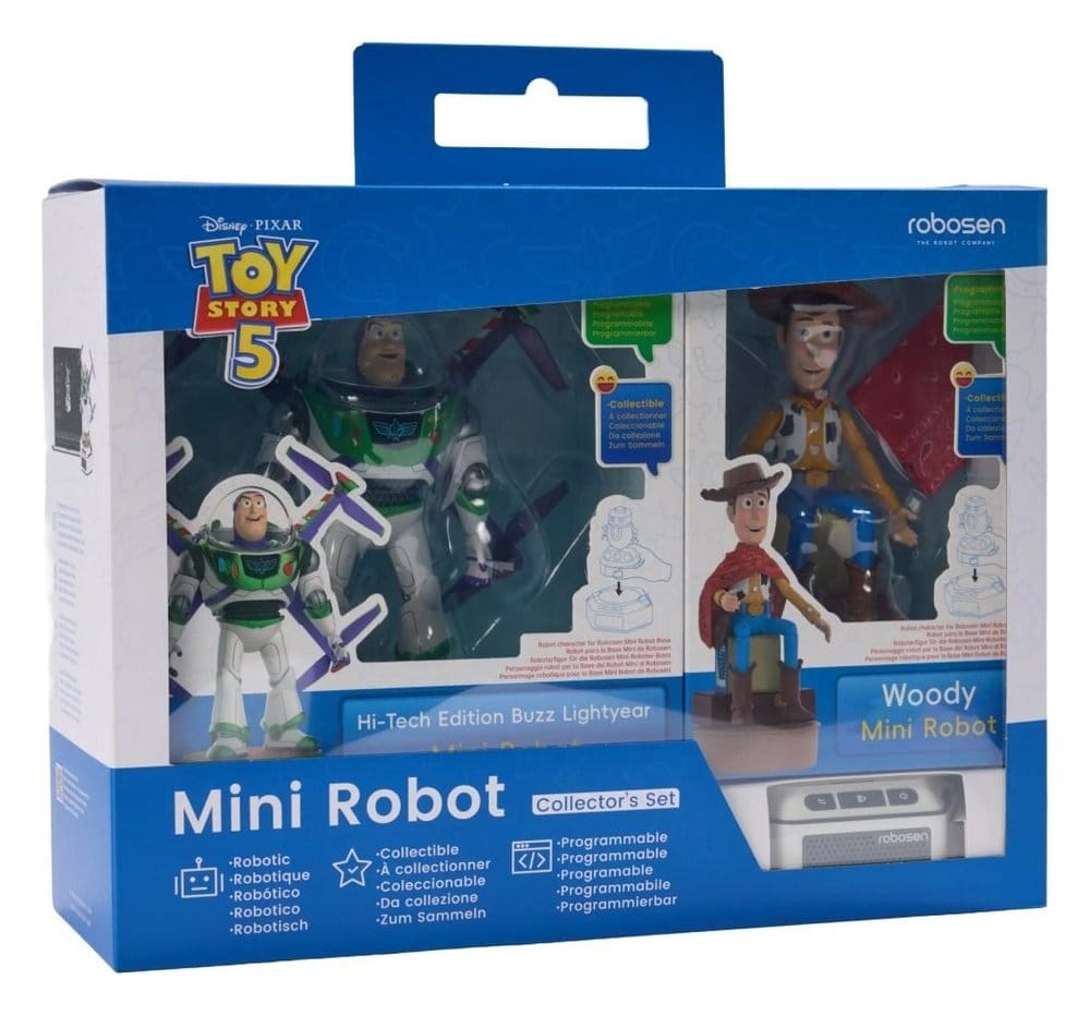 Disney Interaktiver Roboter Toy Story 5 Set - Buzz Lightyear & Woody (Hi-Tech Edition) *Französische Version*
