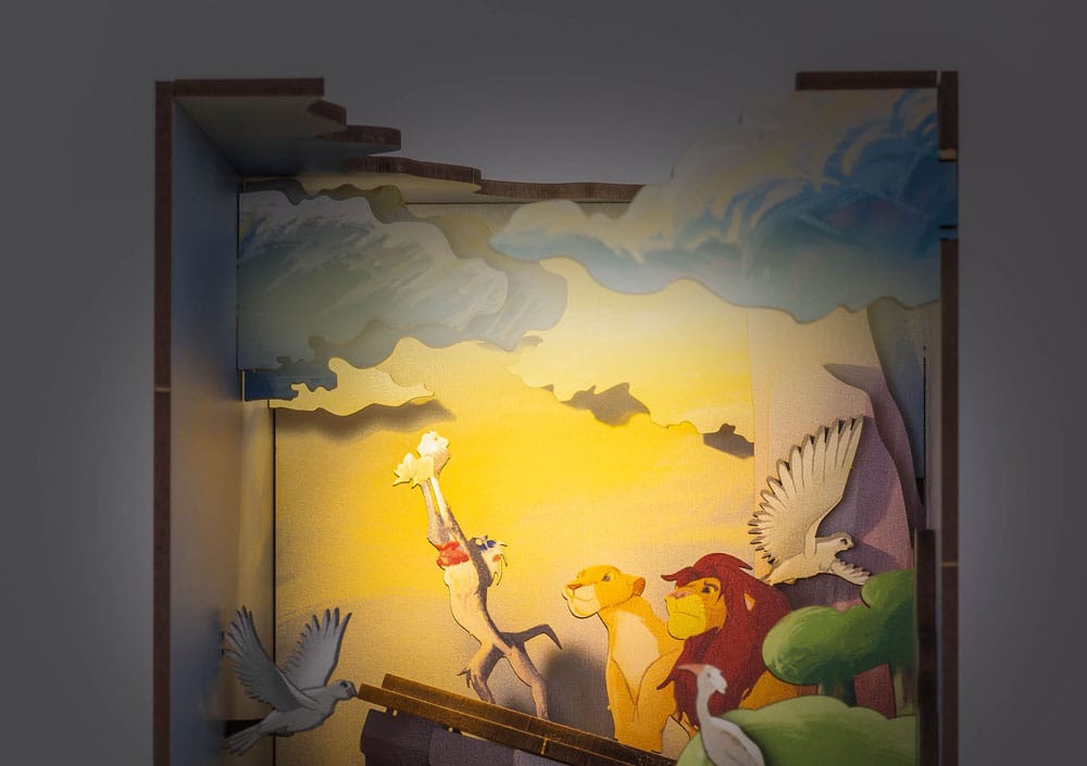 Disney Tiny Adventures Book Nook Mini-Diorama Der König der Löwen 23 cm