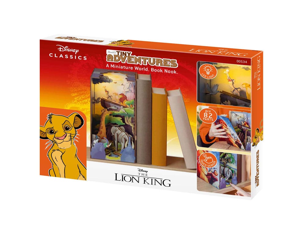 Disney Tiny Adventures Book Nook Mini-Diorama Der König der Löwen 23 cm