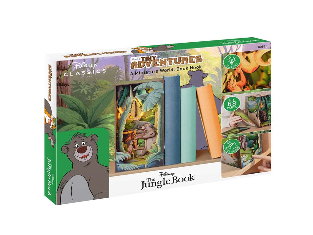 Disney Tiny Adventures Book Nook Mini-Diorama Das Dschungelbuch 23 cm