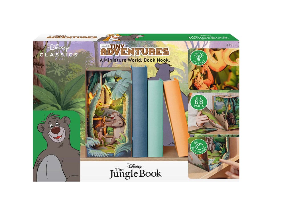 Disney Tiny Adventures Book Nook Mini-Diorama Das Dschungelbuch 23 cm