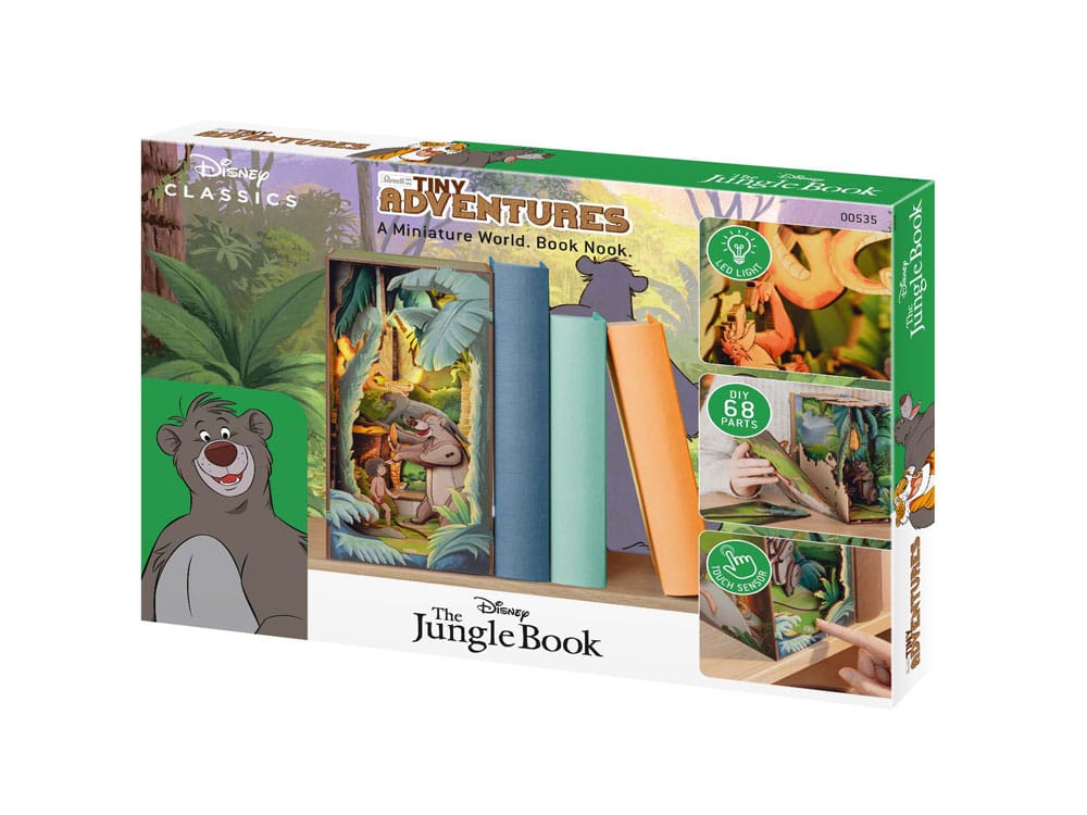 Disney Tiny Adventures Book Nook Mini-Diorama Das Dschungelbuch 23 cm