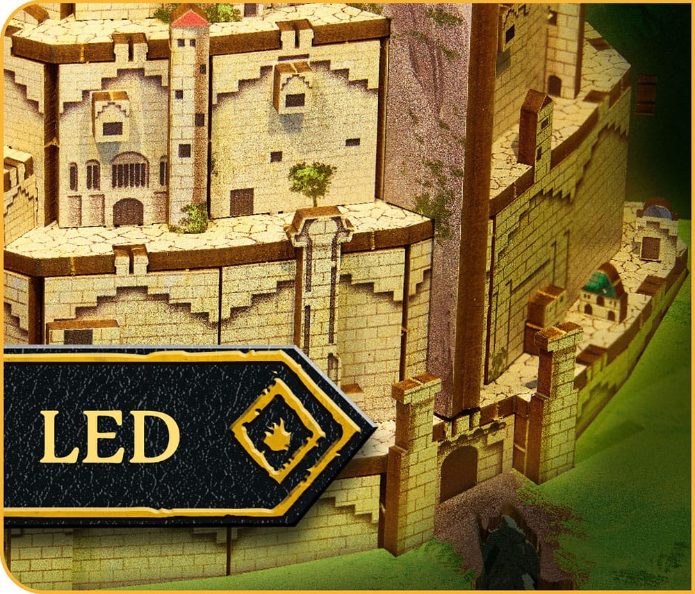 Der Herr der Ringe Tiny Adventures Book Nook Mini-Diorama Minas Tirith 23 cm