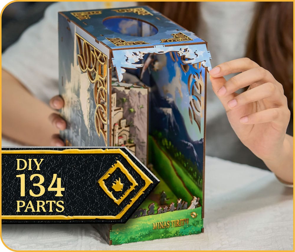 Der Herr der Ringe Tiny Adventures Book Nook Mini-Diorama Minas Tirith 23 cm