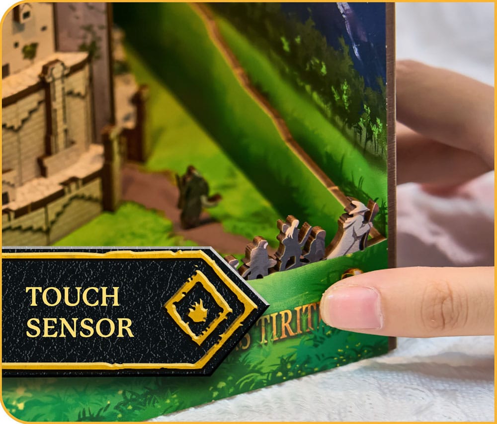 Der Herr der Ringe Tiny Adventures Book Nook Mini-Diorama Minas Tirith 23 cm