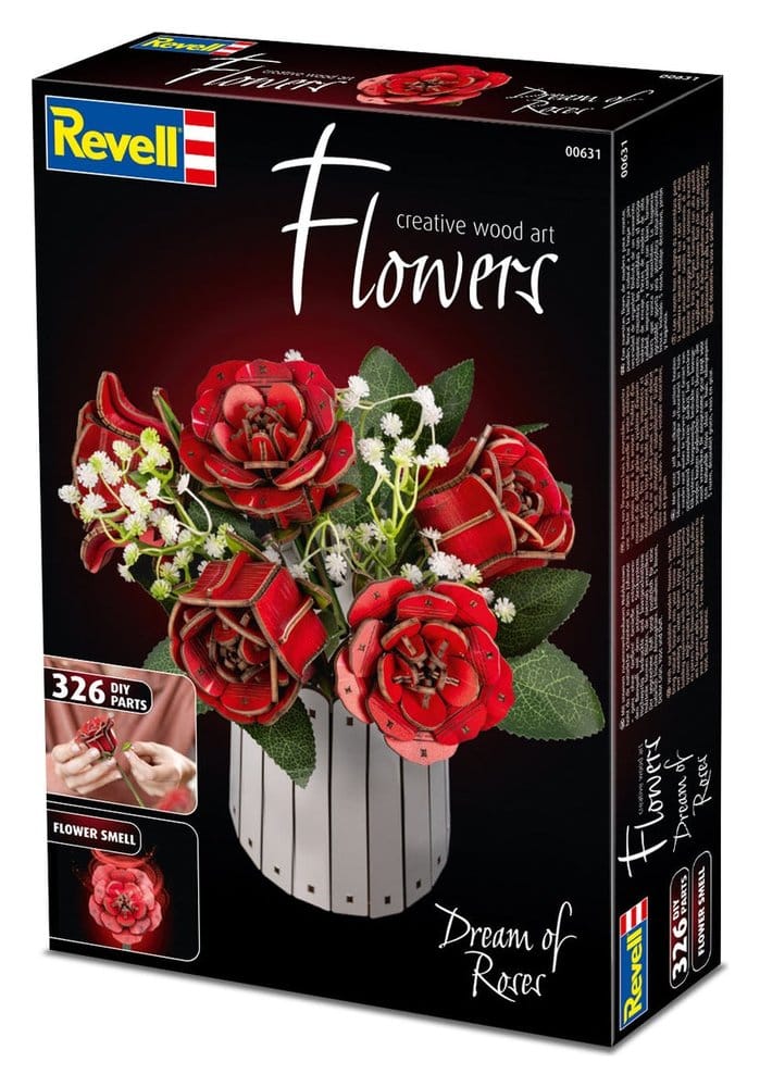 Revell Flowers Holzblumen Dream of Roses 22 cm