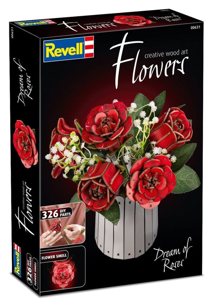 Revell Flowers Holzblumen Dream of Roses 22 cm