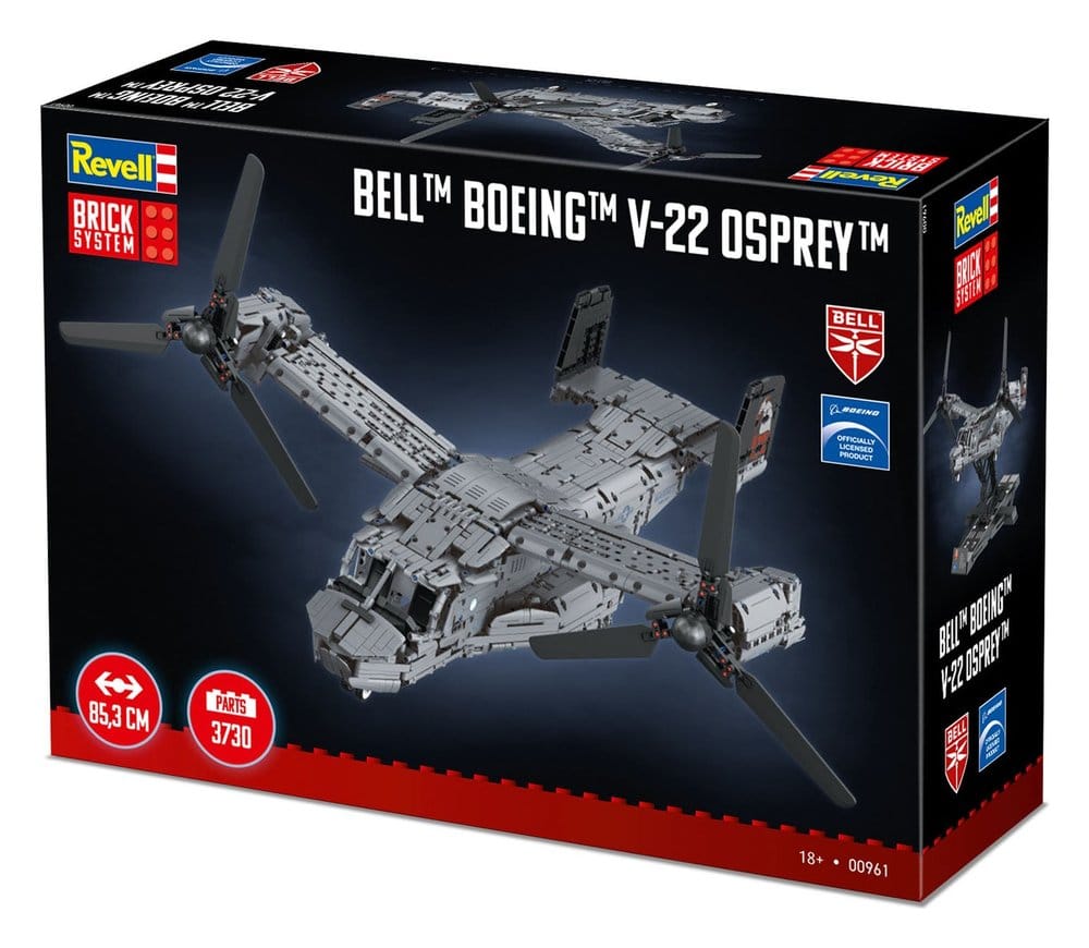 Bell Boeing Brick System Klemmbaustein Set V-22 Osprey 68 cm