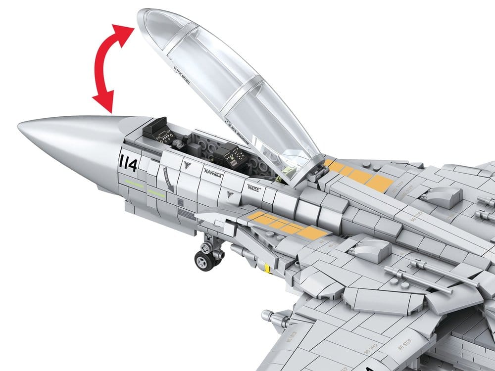 Top Gun Brick System Klemmbaustein Set Maverick's F-14A Tomcat