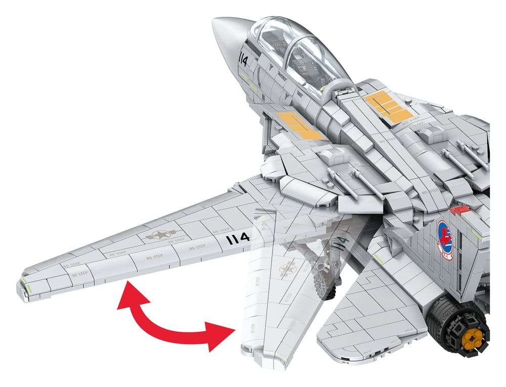 Top Gun Brick System Klemmbaustein Set Maverick's F-14A Tomcat