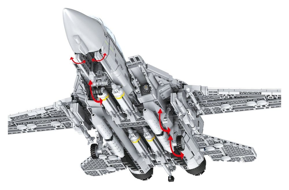 Top Gun Brick System Klemmbaustein Set Maverick's F-14A Tomcat