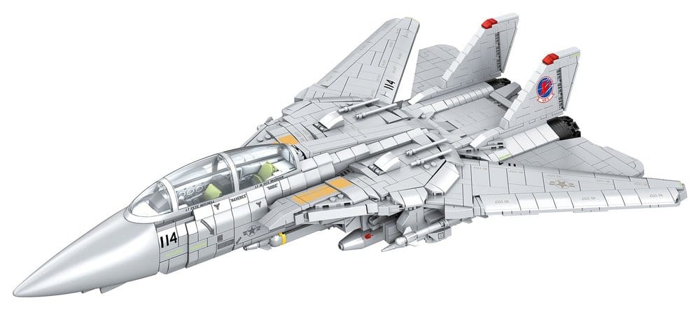 Top Gun Brick System Klemmbaustein Set Maverick's F-14A Tomcat