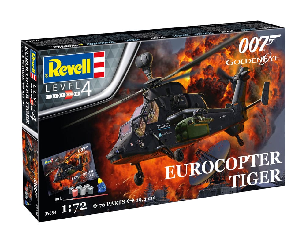 James Bond Modellbausatz Geschenkset 1/72 Eurocopter Tiger (GoldenEye)