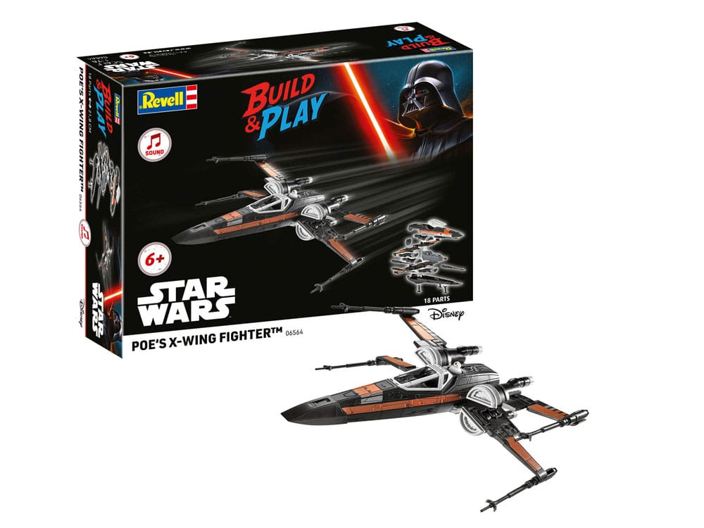 Star Wars Modellbausatz 1/78 Poe's X-Wing Fighter 22 cm