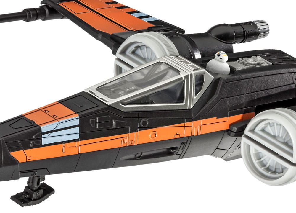 Star Wars Modellbausatz 1/78 Poe's X-Wing Fighter 22 cm