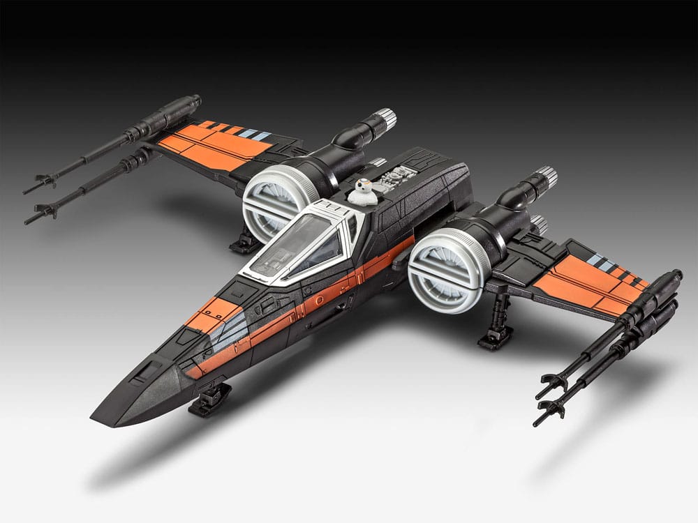 Star Wars Modellbausatz 1/78 Poe's X-Wing Fighter 22 cm