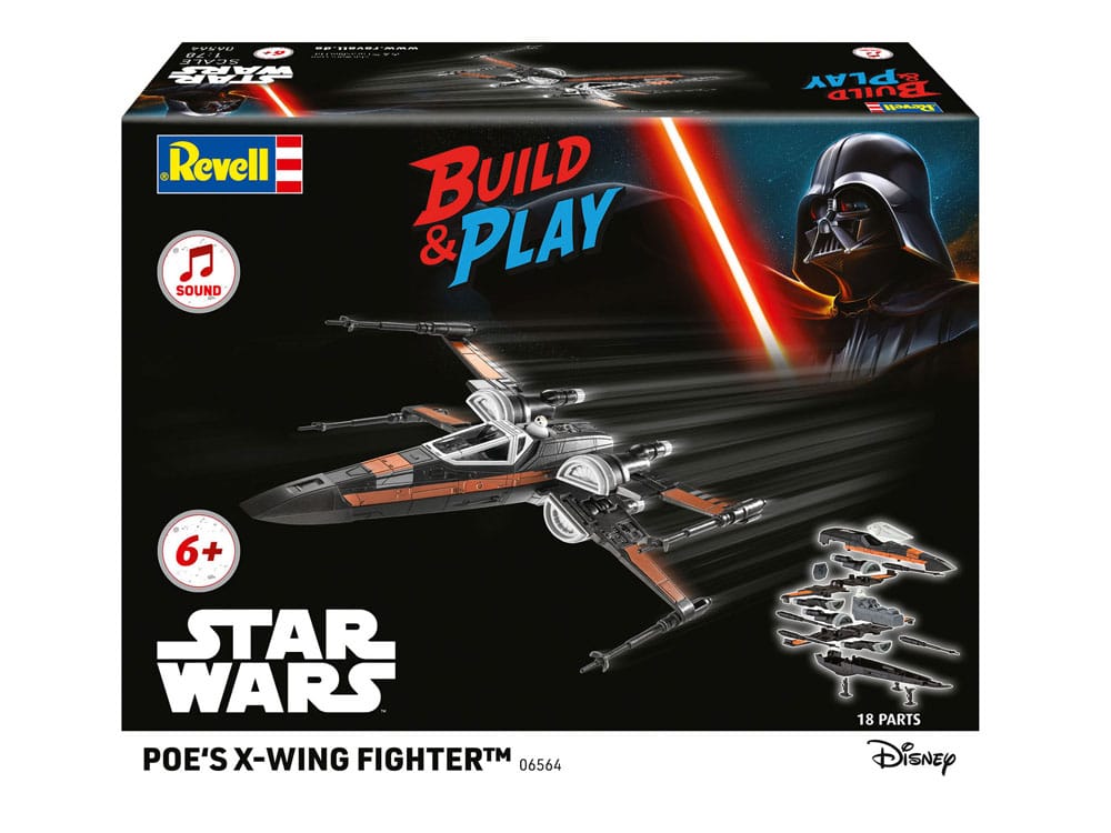 Star Wars Modellbausatz 1/78 Poe's X-Wing Fighter 22 cm