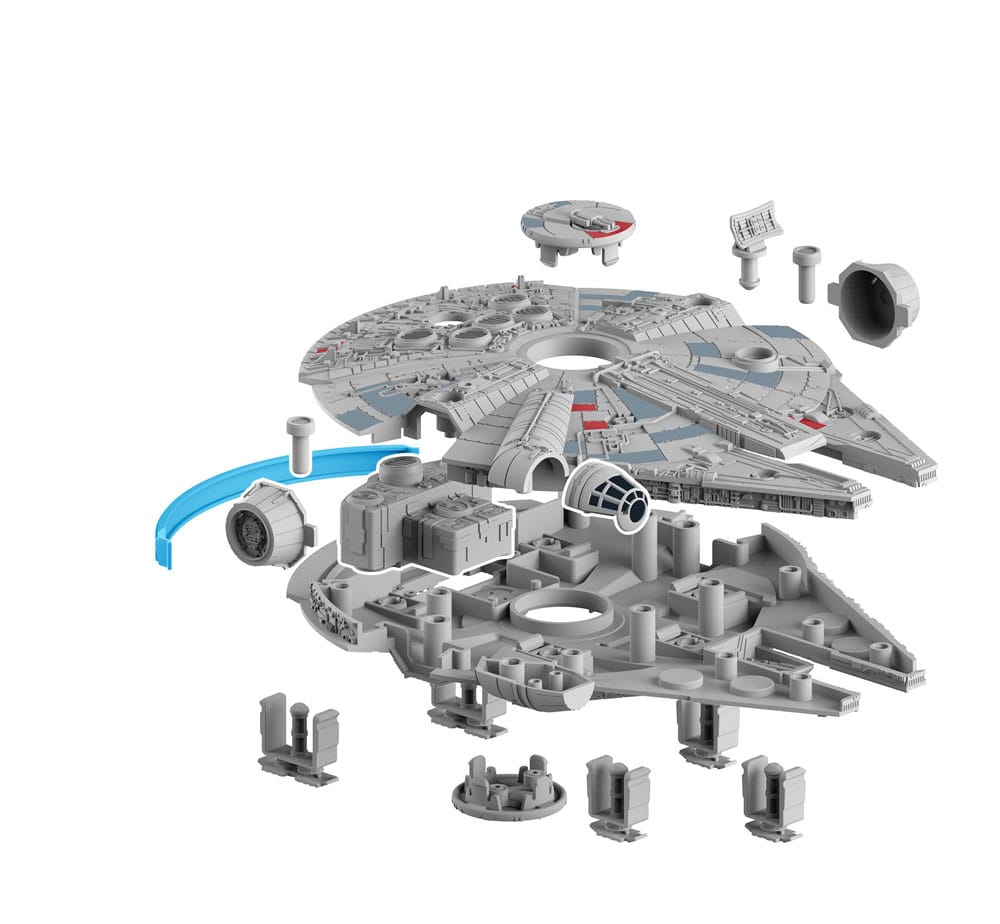 Star Wars Modellbausatz 1/164 Millennium Falcon 21 cm