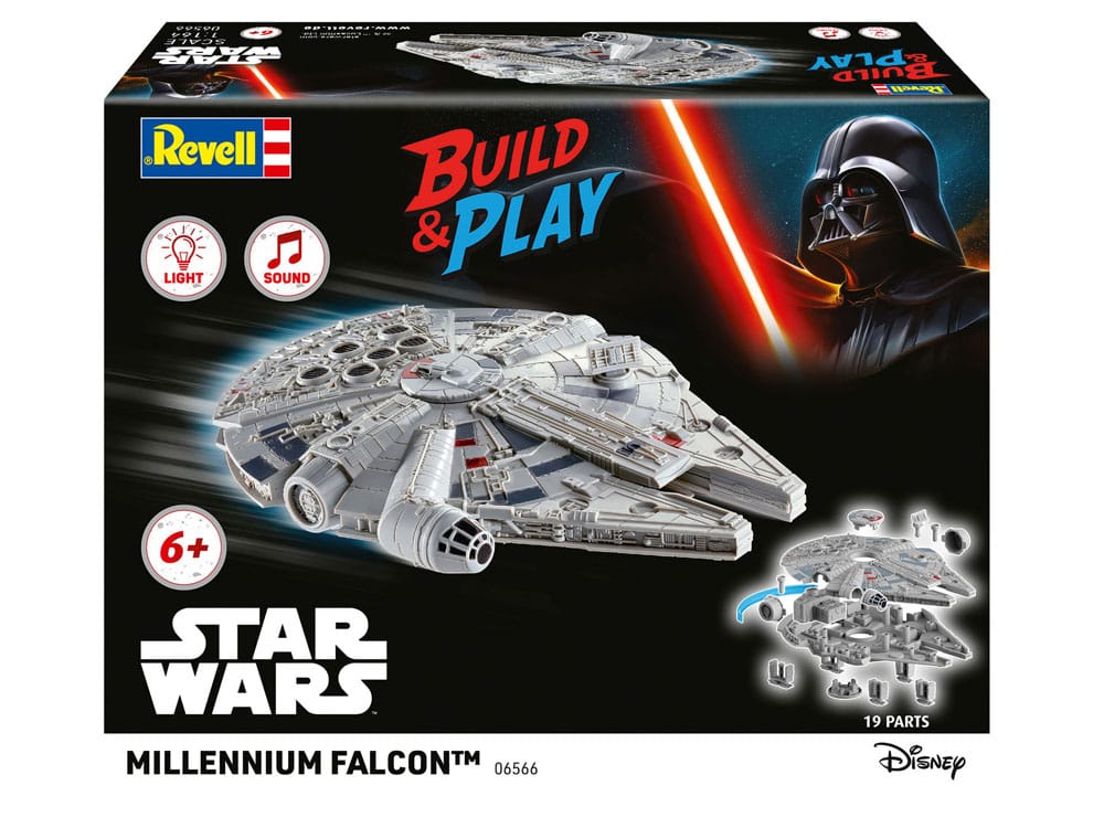 Star Wars Modellbausatz 1/164 Millennium Falcon 21 cm