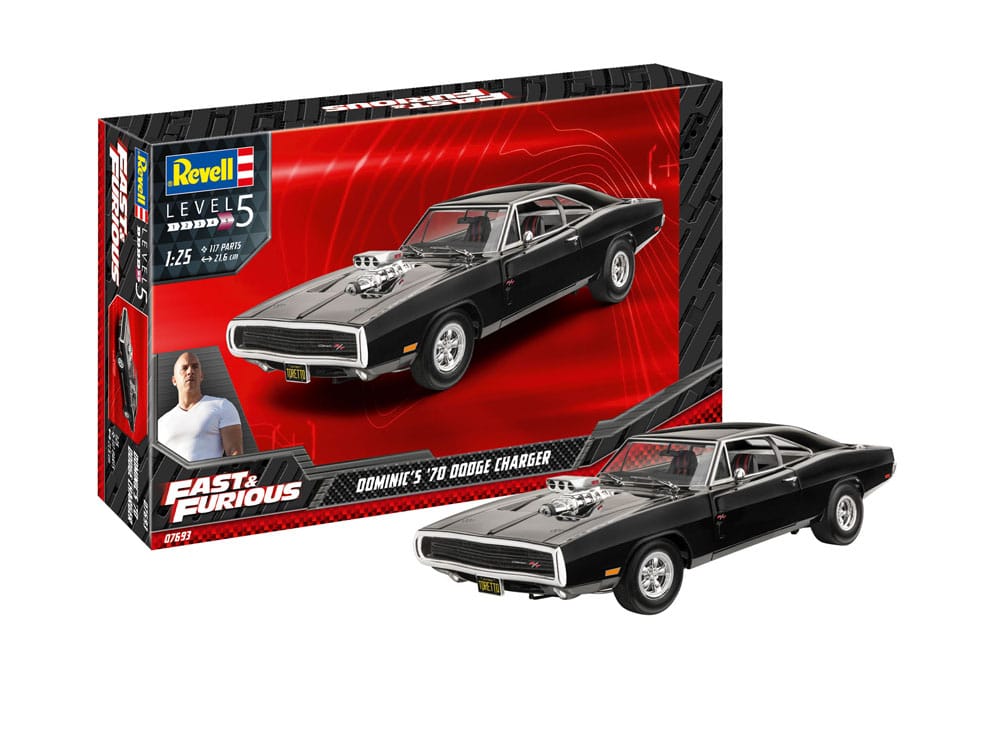 The Fast & Furious Modellbausatz Dominics 1970 Dodge Charger