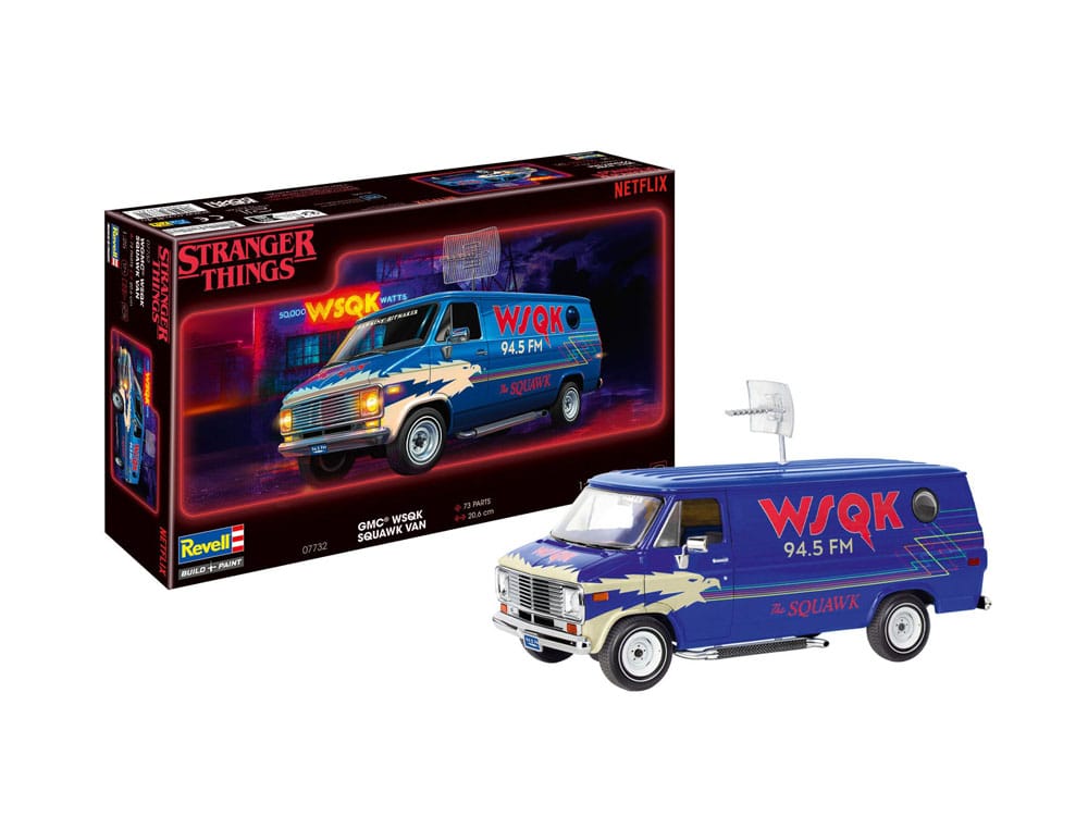 Stranger Things Modellbausatz 1/25 Squawk Van 21 cm