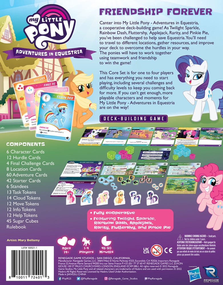 Mein kleines Pony Kartenspiel Deck-Building Adventures in Equestria *Englische Version*