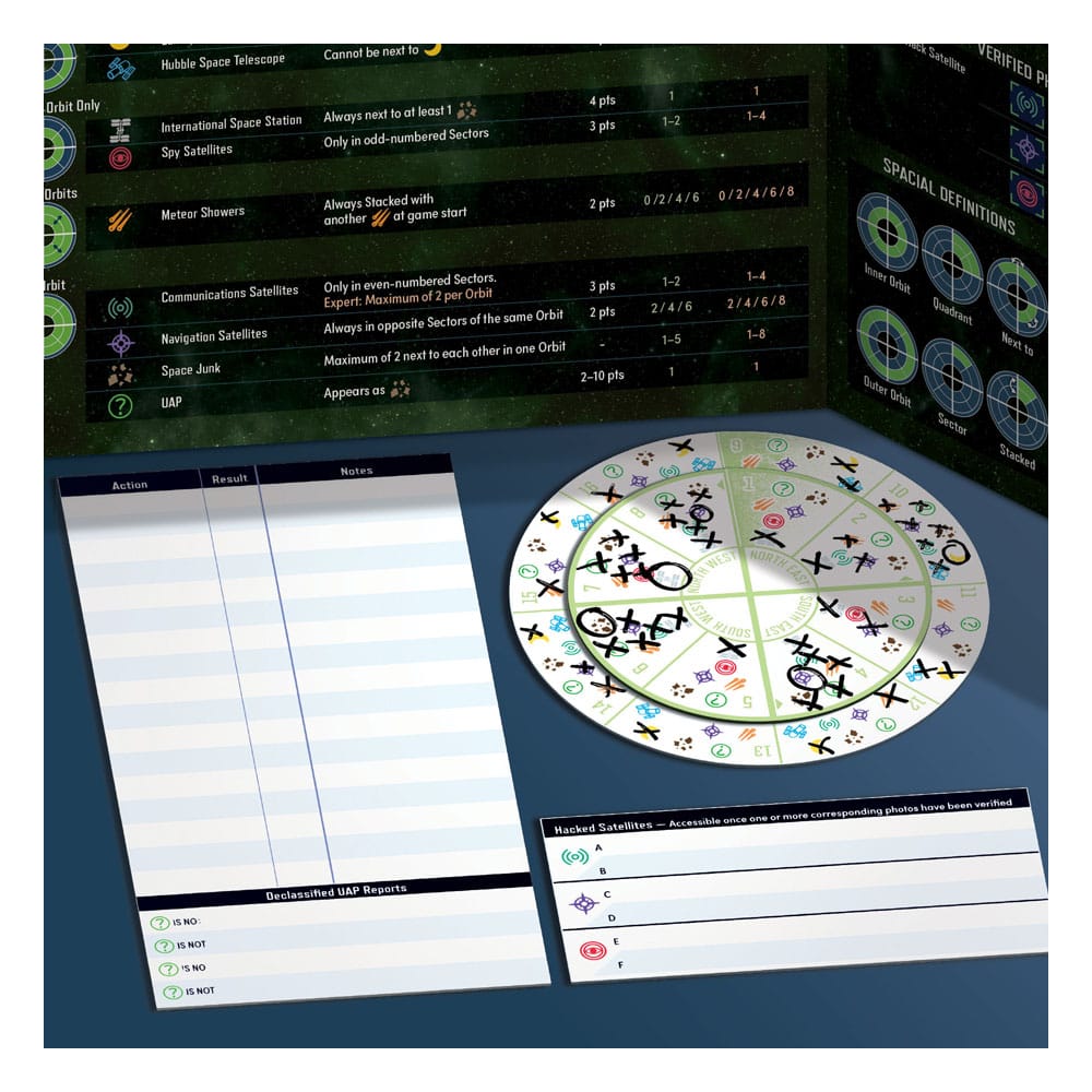 The Search for UAPs Brettspiel *Englische Version*