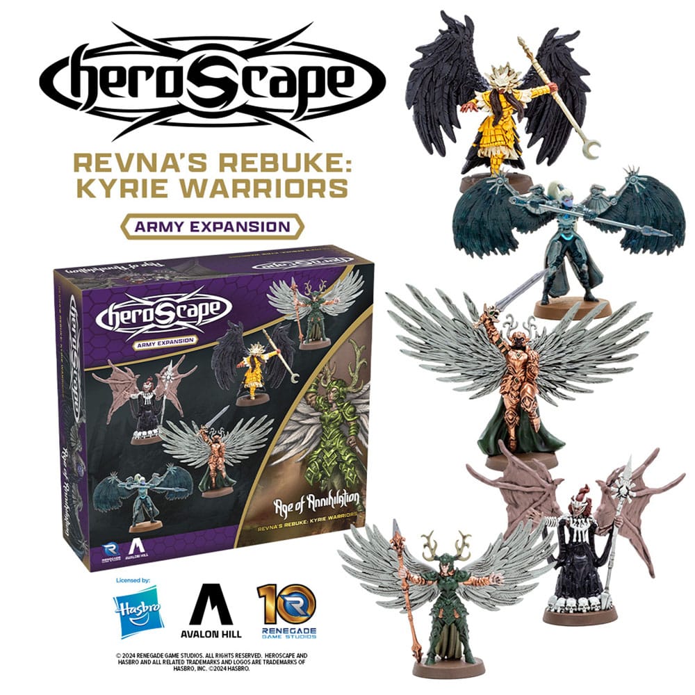 Heroscape Erweiterung Revna's Rebuke: Kyrie Warriors Army *Englische Version*