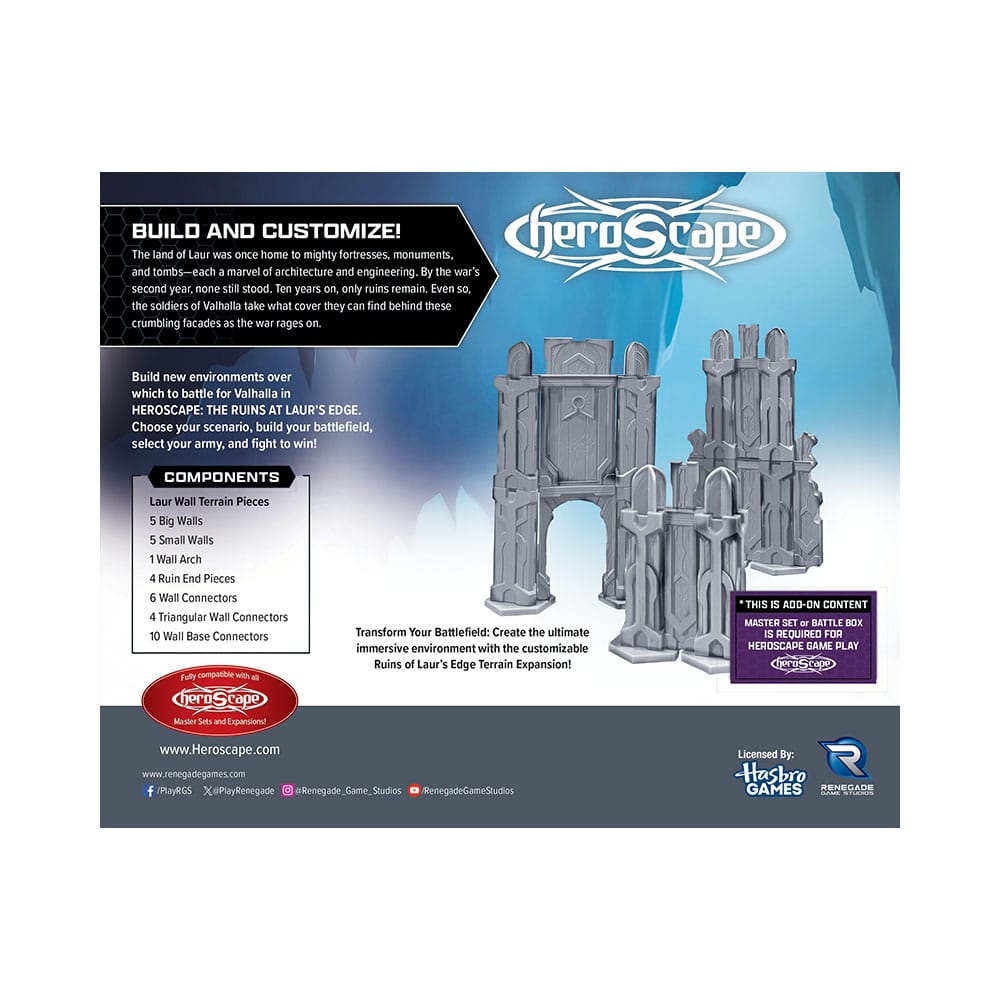 Heroscape Terrain-Erweiterung The Ruins at Laur's Edge *Englische Version*