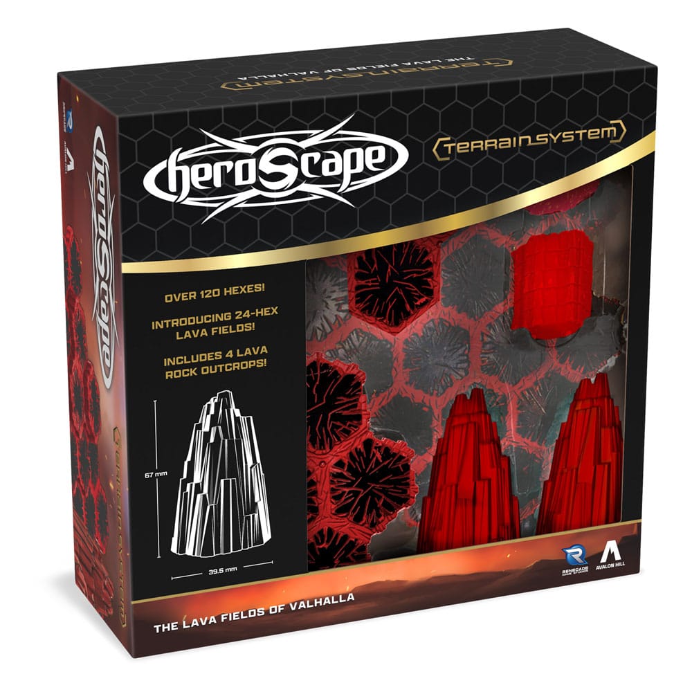 Heroscape Terrain-Erweiterung The Lava Fields of Valhalla *Englische Version*