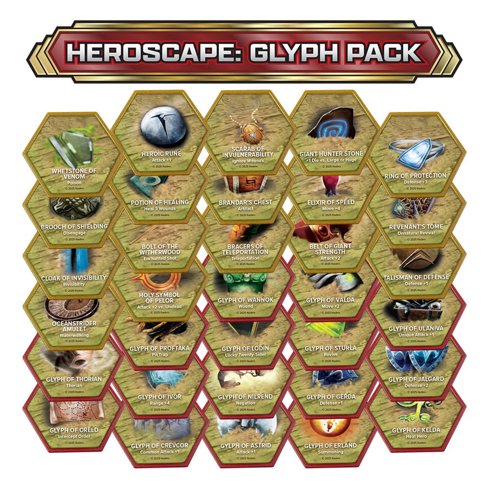 Heroscape Erweiterung Glyph Pack *Englische Version*