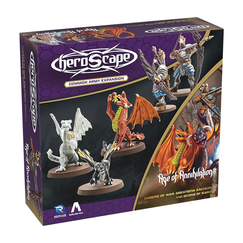 Heroscape Armeeerweiterung Embers of War: Greatbow Archers and Scions of Icaria *Englische Version*