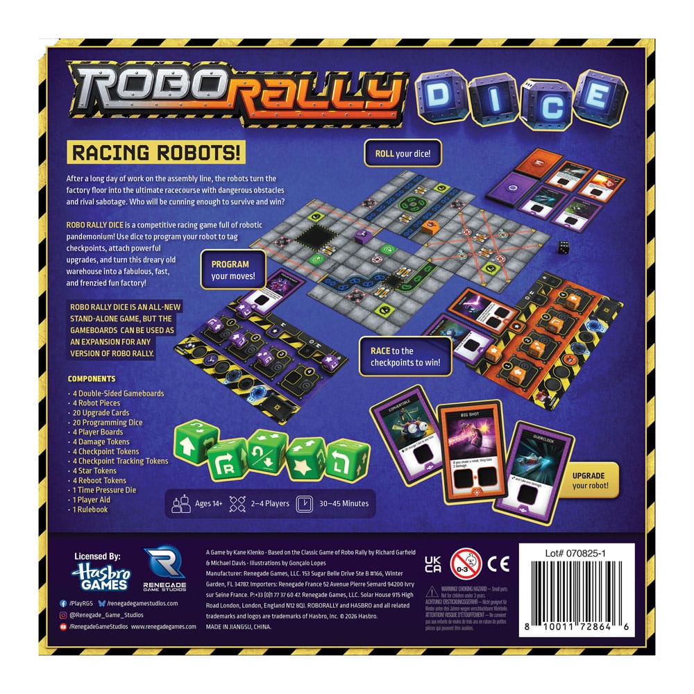 Robo Rally Würfelspiel Robo Rally Dice *Englische Version*