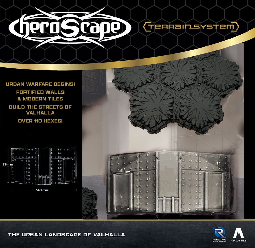 Heroscape Terrain-Erweiterung The Urban Landscape of Valhalla *Englische Version*