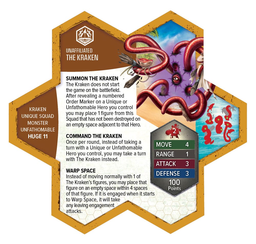 Heroscape Armeeerweiterung Age of Annihilation Thormun & Kraken *Englische Version*