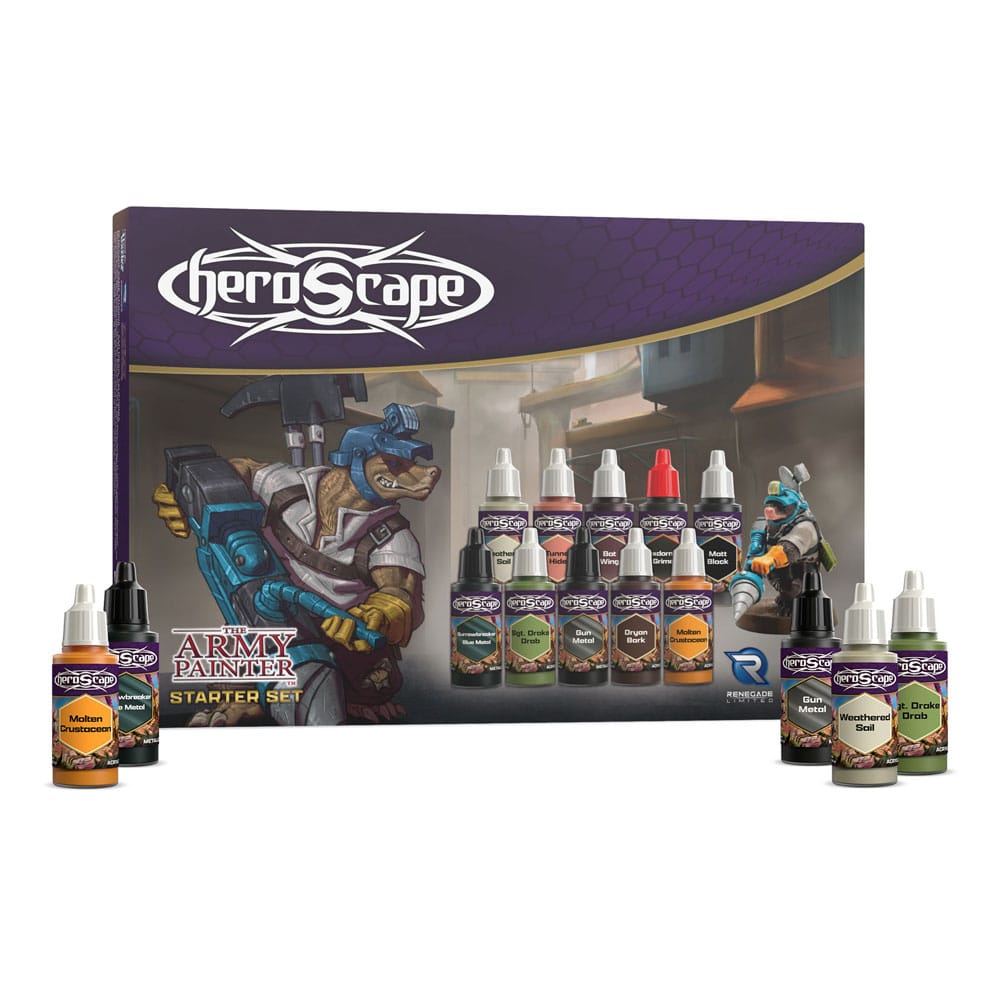 Heroscape Paint Farben-Set zum Bemalen von Miniaturen Army Painter Starter Set