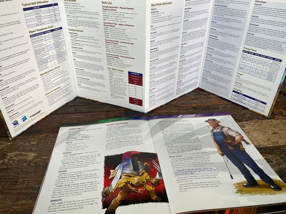 Power Rangers RPG Buch A Glutton for Punishment Adventure & GM Screen *Englische Version*
