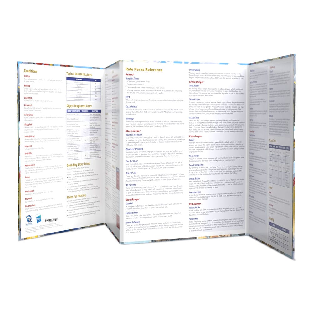 Power Rangers RPG Buch A Glutton for Punishment Adventure & GM Screen *Englische Version*