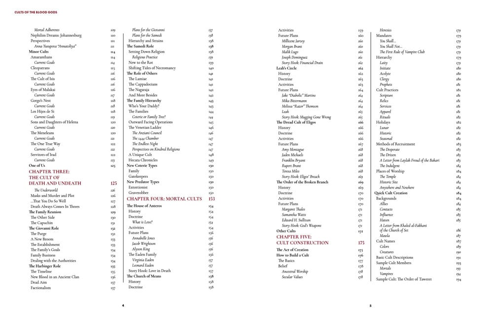 Vampire: The Masquerade 5th Edition RPG Buch Cults of the Blood Gods Sourcebook *Englische Version*