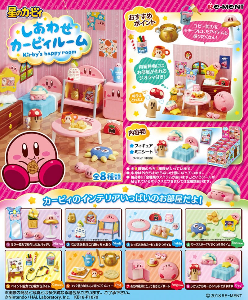 Kirby Minifiguren Kirby's Happy Room Display (8)