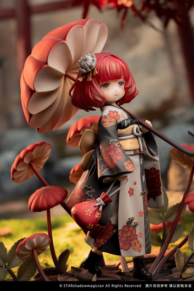 The Mushroom Girls PVC Statue 1/1 No.6 Marasmius Haematocephalus 23 cm