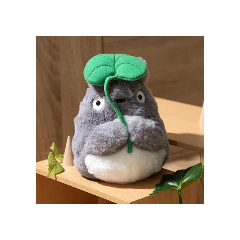 Mein Nachbar Totoro Nakayoshi Plüschfigur Big Totoro with leaf 21 cm