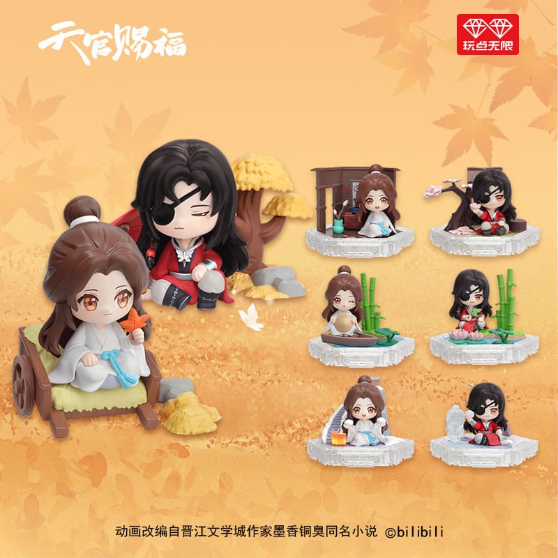 Heaven Official's Blessing Mini-Figuren Four Season Companion Series 9 cm Display (8)