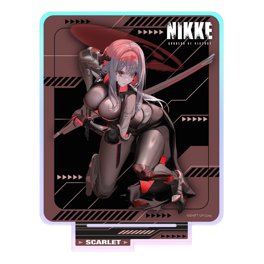 Goddess of Victory: Nikke Crouching Series Acryl Stand Scarlet Holographic 14 cm
