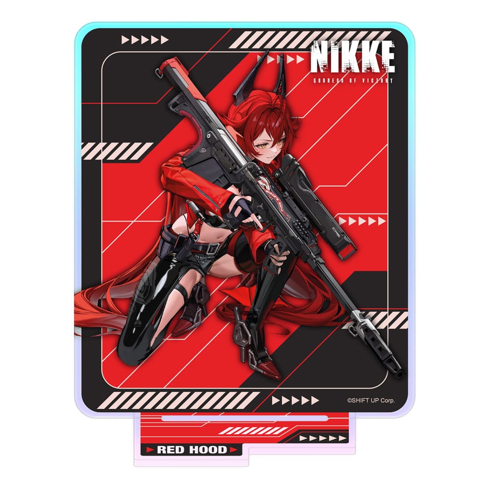 Goddess of Victory: Nikke Crouching Series Acryl Stand Red Hood Holographic 14 cm
