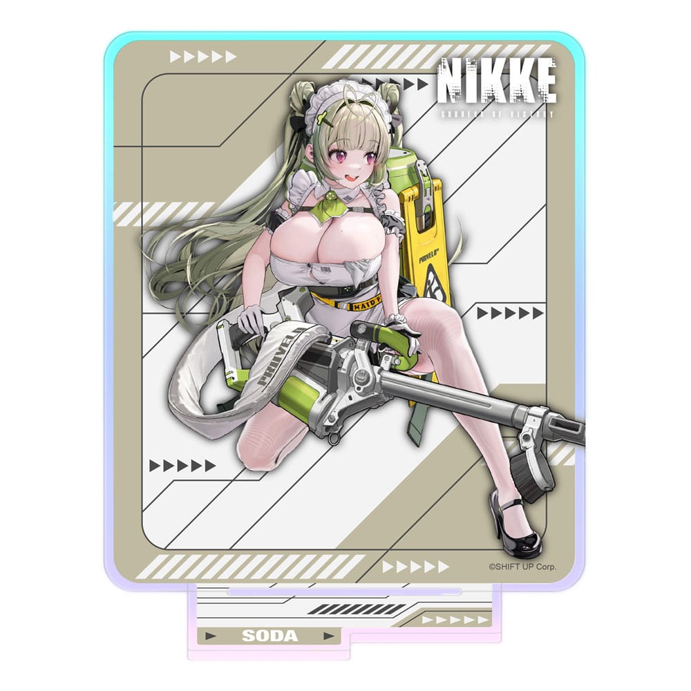 Goddess of Victory: Nikke Crouching Series Acryl Stand Soda Holographic 14 cm