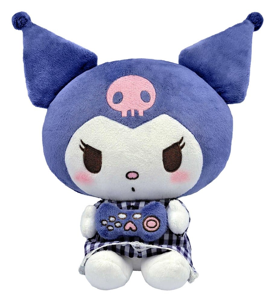 Sanrio Plüschfigur Kuromi Pyjama Style M 22 cm